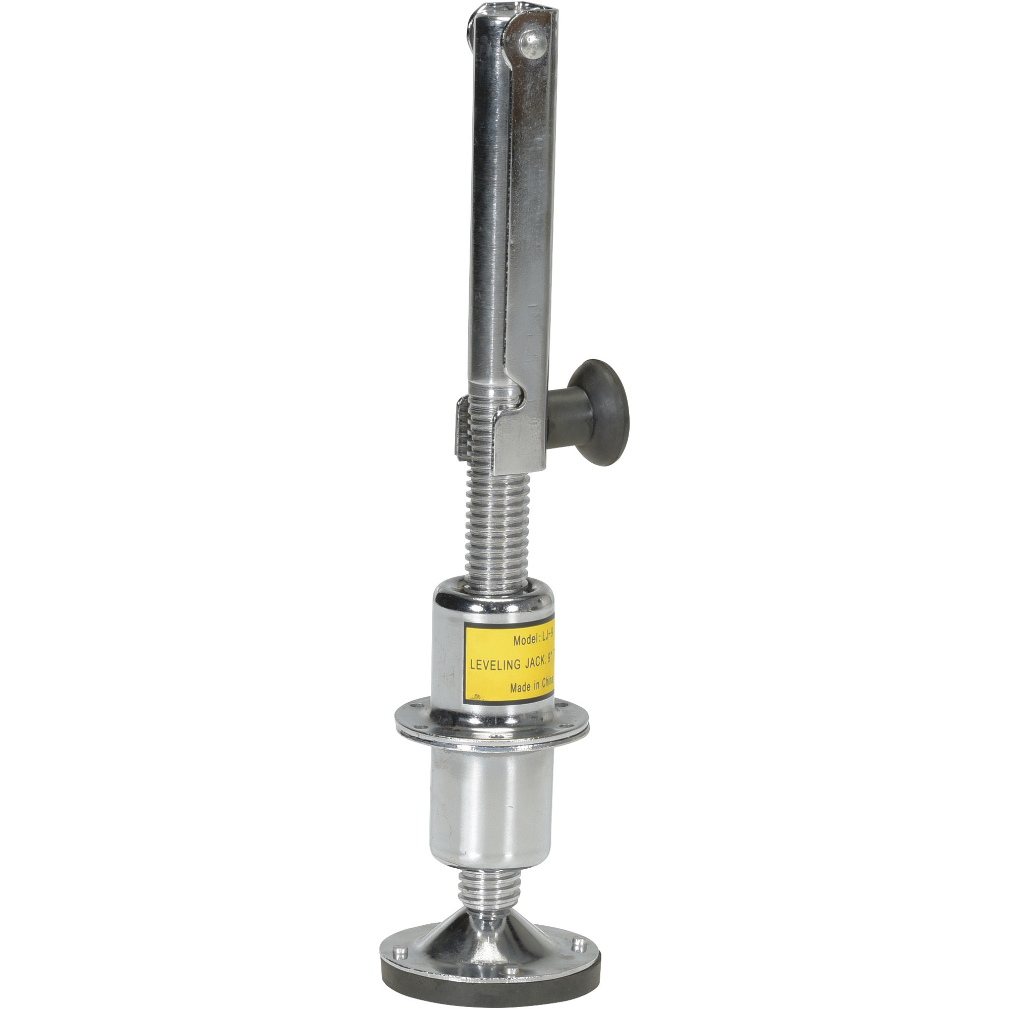 Vestil Screw-Style Leveling Jack - 9in. Range, 5000-Lb. Capacity, Steel, Model# LJ-9